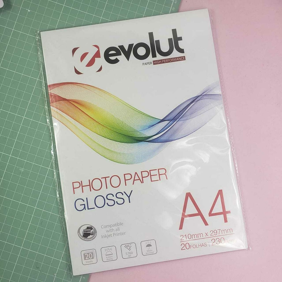 Papel Fotográfico 230g Glossy Evolut A4