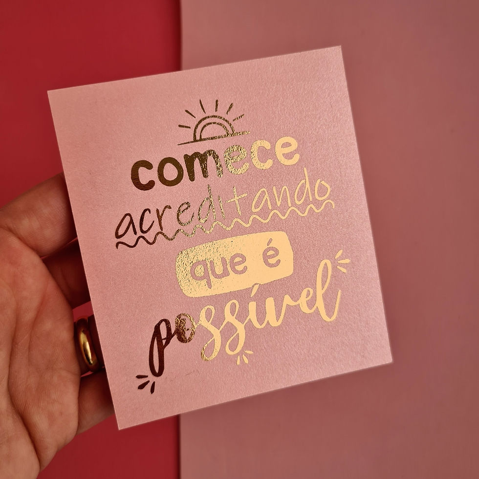Miniatura: Panfleto Personalizado Unboxing Hot Stamping