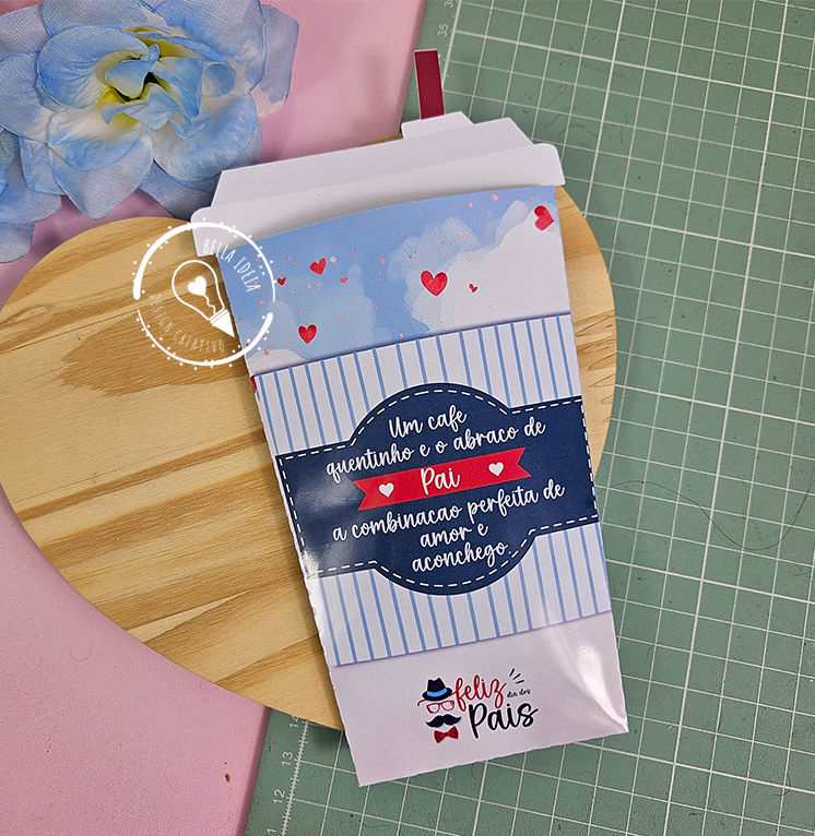 Porta Sache Cafe Dia dos Pais brinde