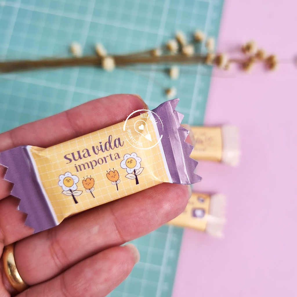 Balinha Personalizada Setembro Amarelo