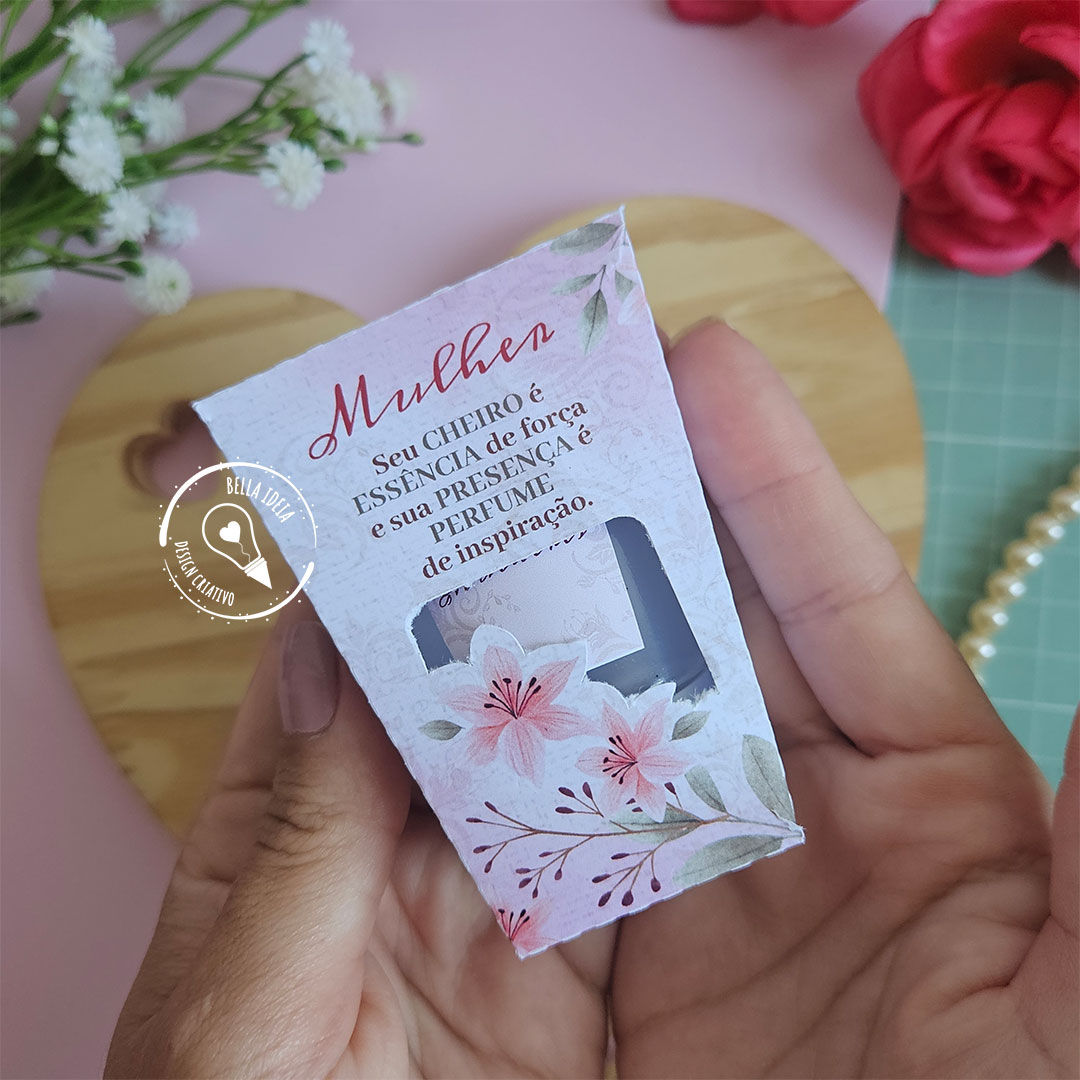 Caixa Hidratante - Arquivo Dia da Mulher Molde