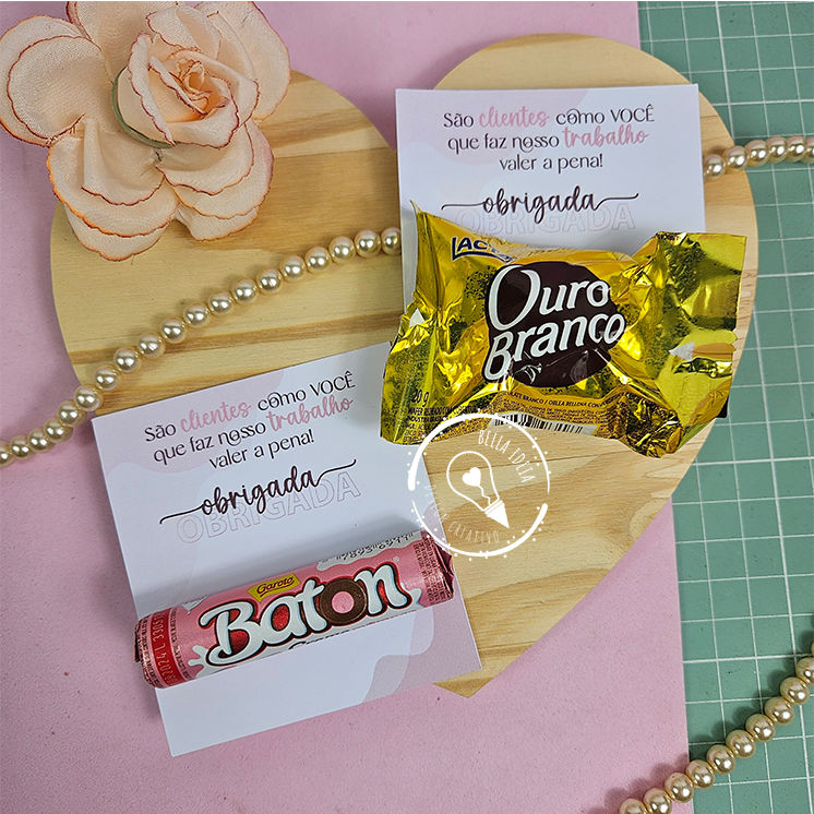 Cartão Bombom - Arquivo de corte