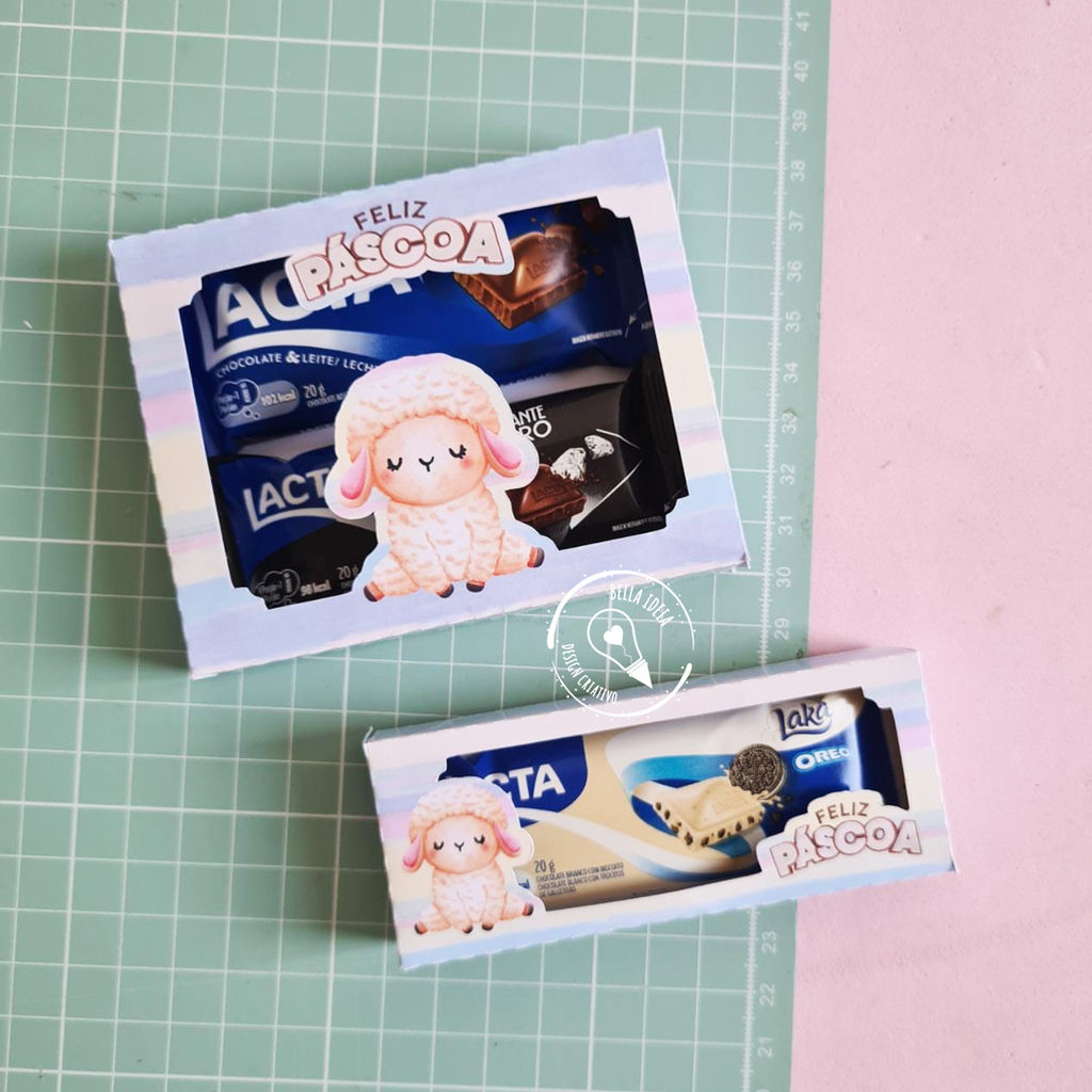 Caixa Chocolate 20g lembrancinha de páscoa