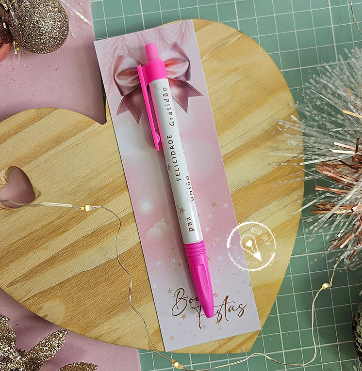 Miniatura: Cartao Caneta Natal Lembrancinha Brinde