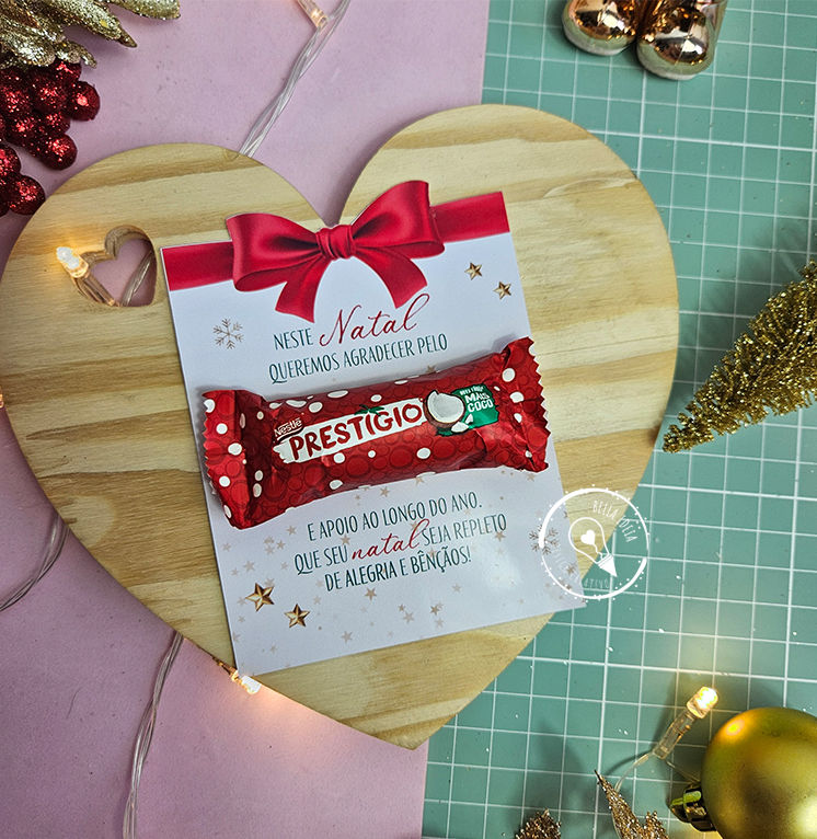 Miniatura: Cartao de Natal Prestigio Lembrancinha