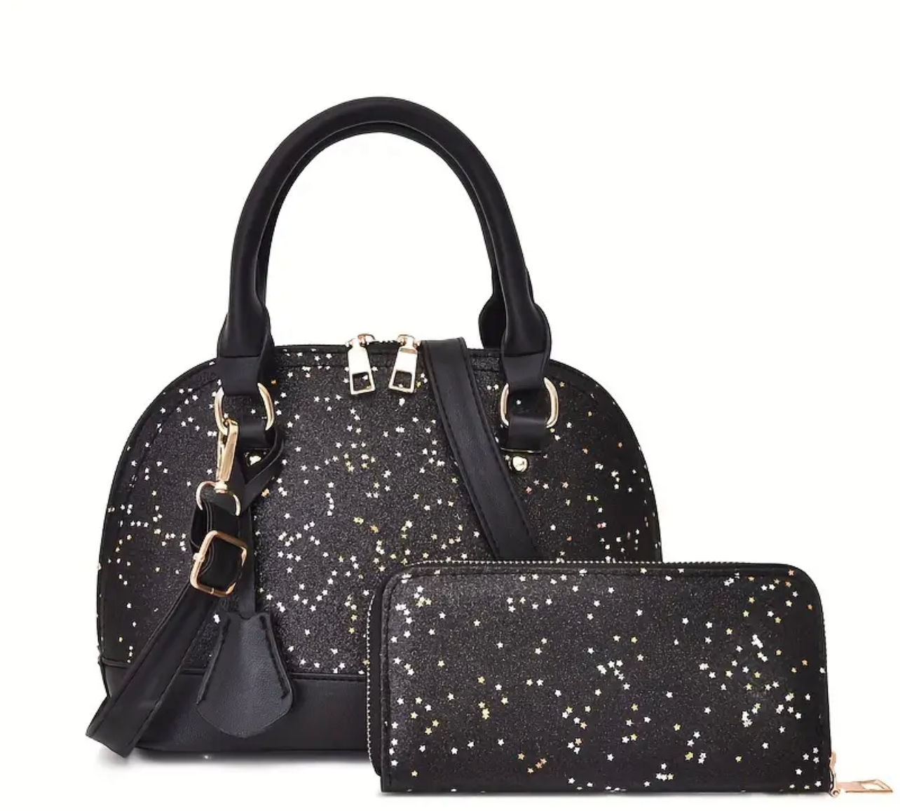 Black Purse Set 