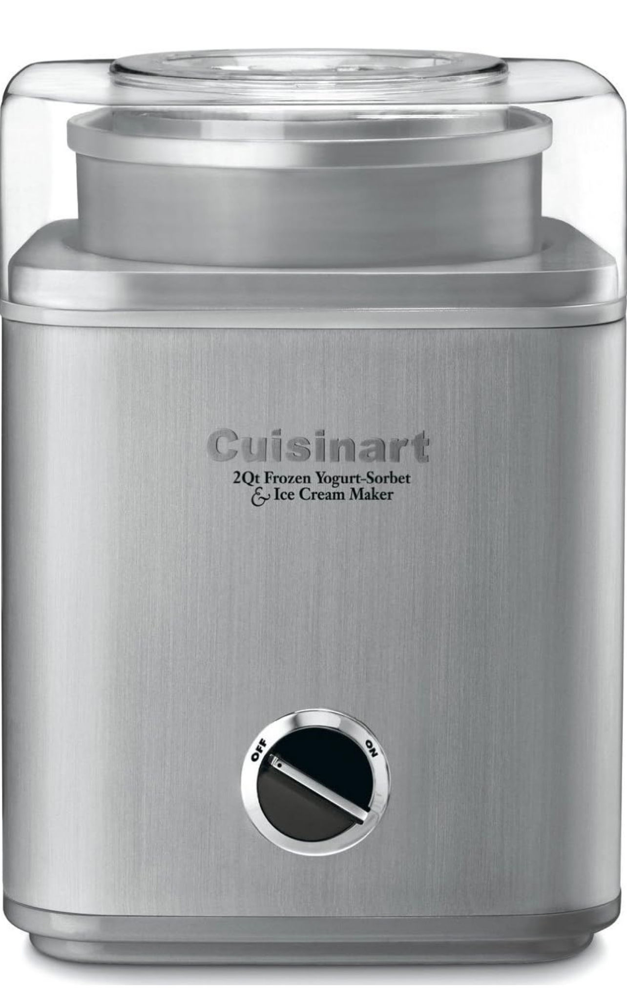 CUISINART Ice Cream Maker, Ice Cream and Frozen Yogurt Machine, 2-Qt. Double-Ins