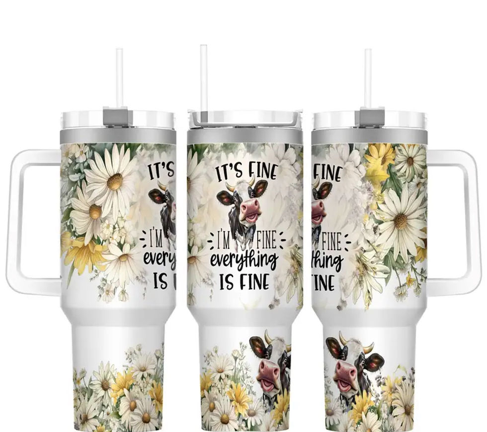It’s Fine Cow Tumbler 