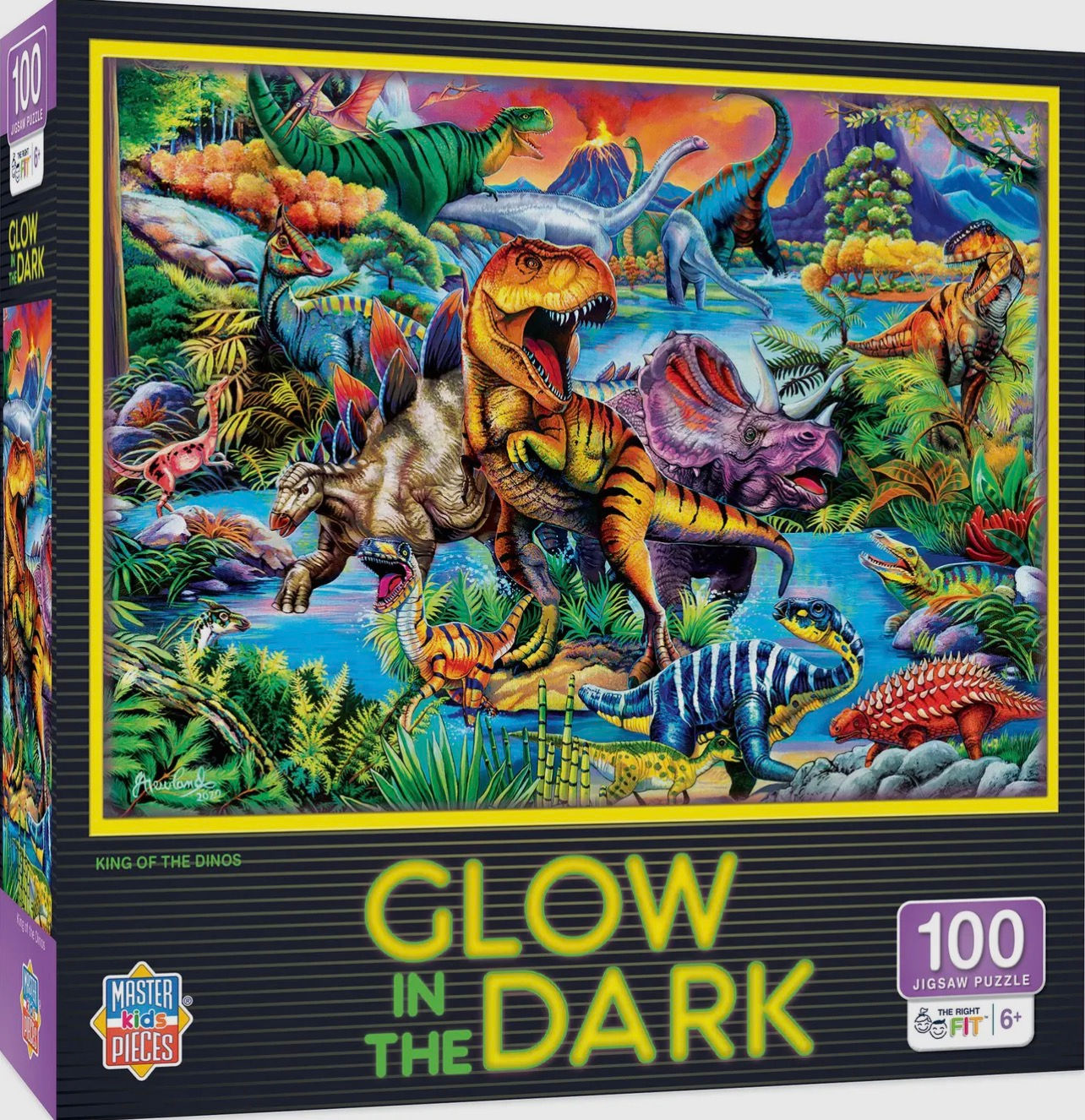 Dinosaur Glow in the Dark Puzzle