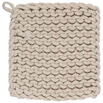 Dove Grey - Knit Potholder