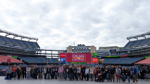 Dean College Welcomes High School students at Gillette Stadium