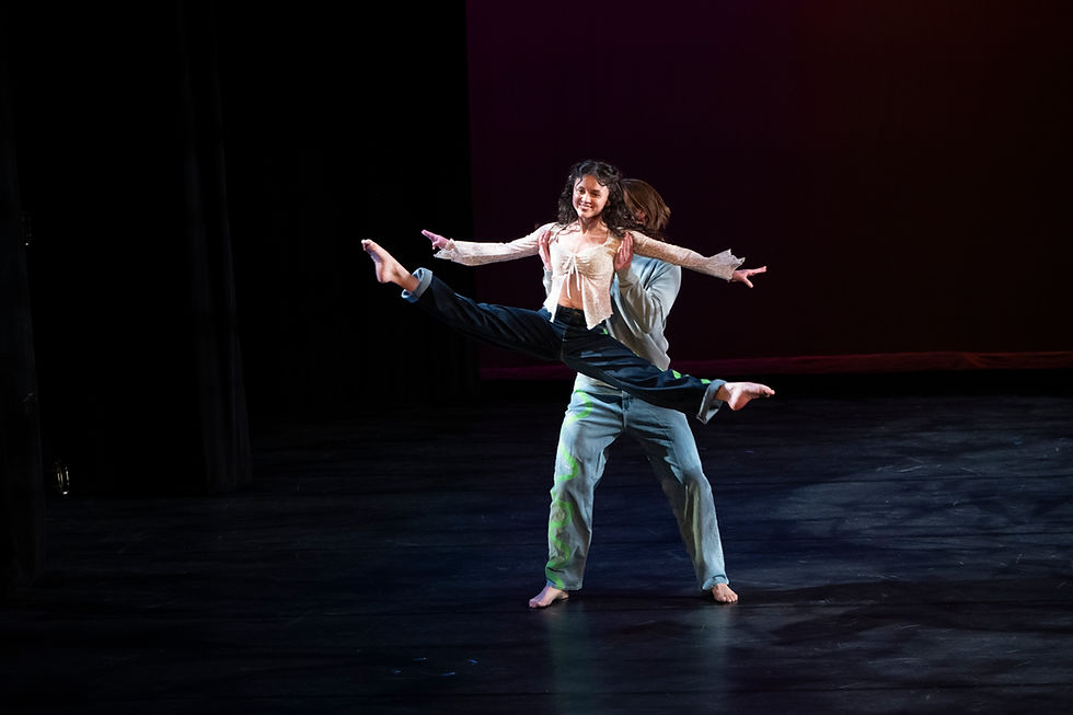 Choreographers’ concert dancers on stage. Photo Credit: Igor Burlak