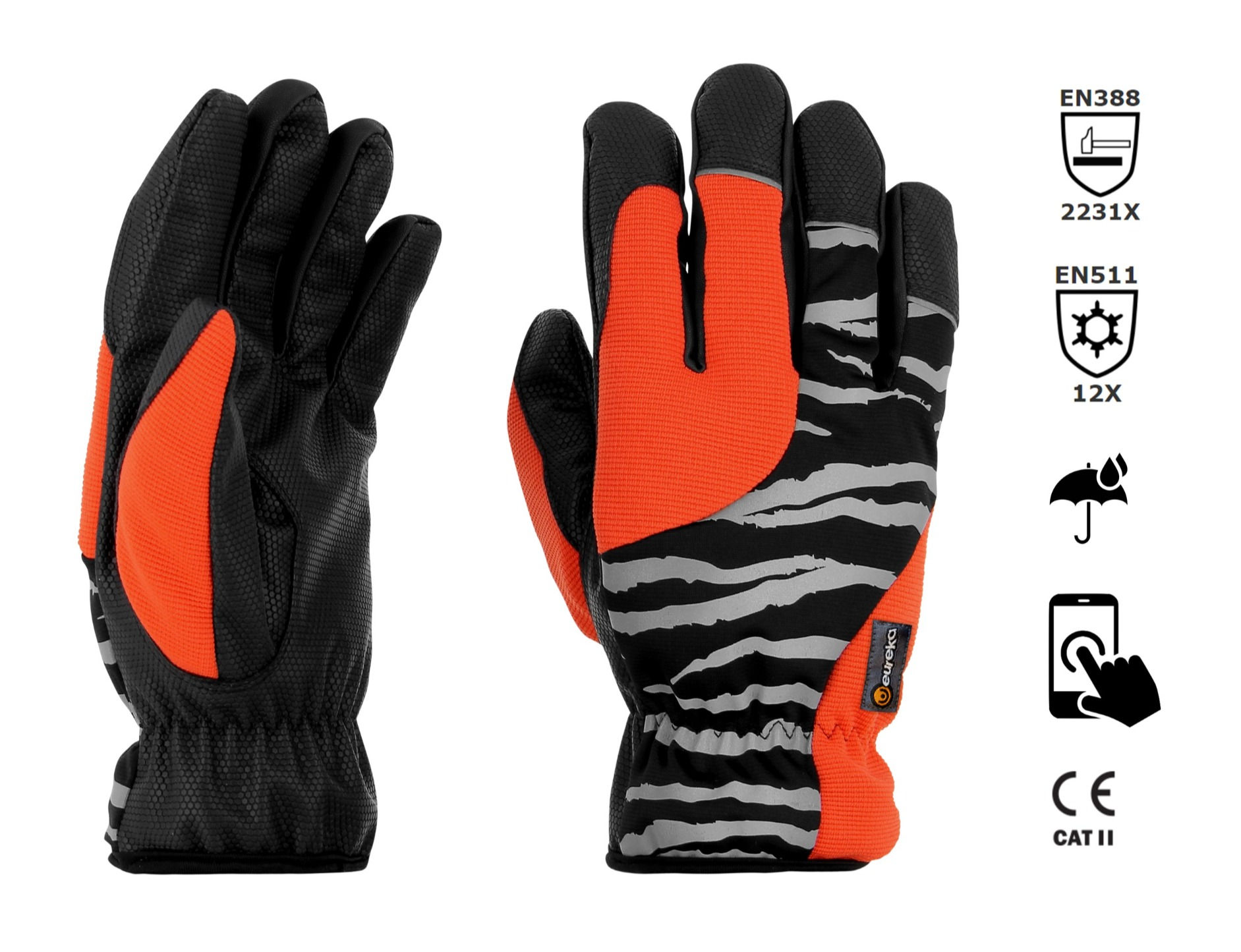 PU Grip Winter Waterproof 防寒防水高抓力防護手套 (MoQ 6pairs/per size)