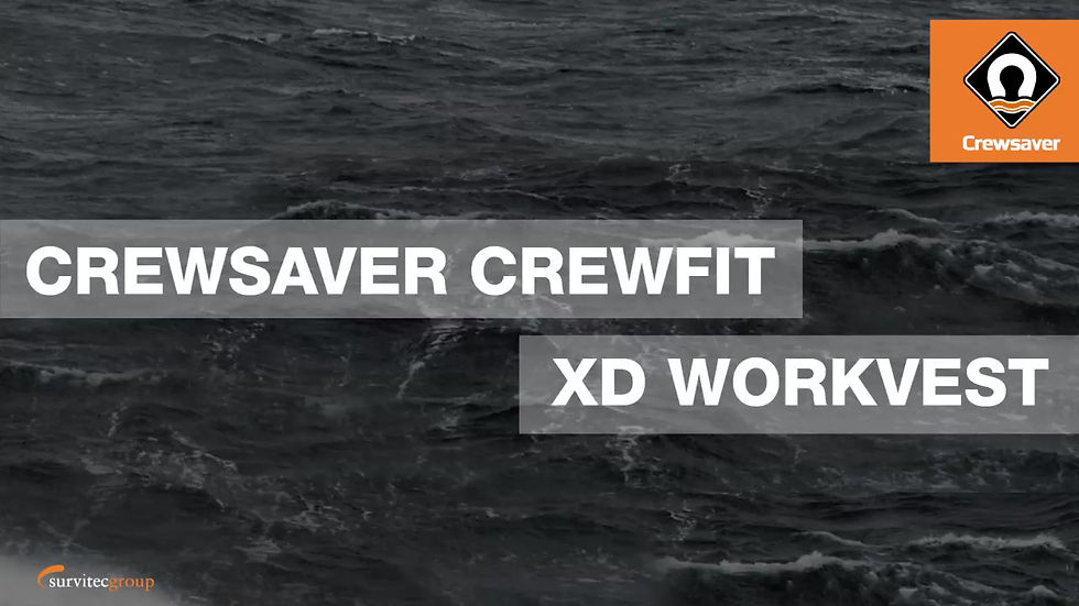 縮圖：Survitec Crewfit Crewfit 275N XD Wipe Clean 自動充氣式救生衣  ​​​​​​​