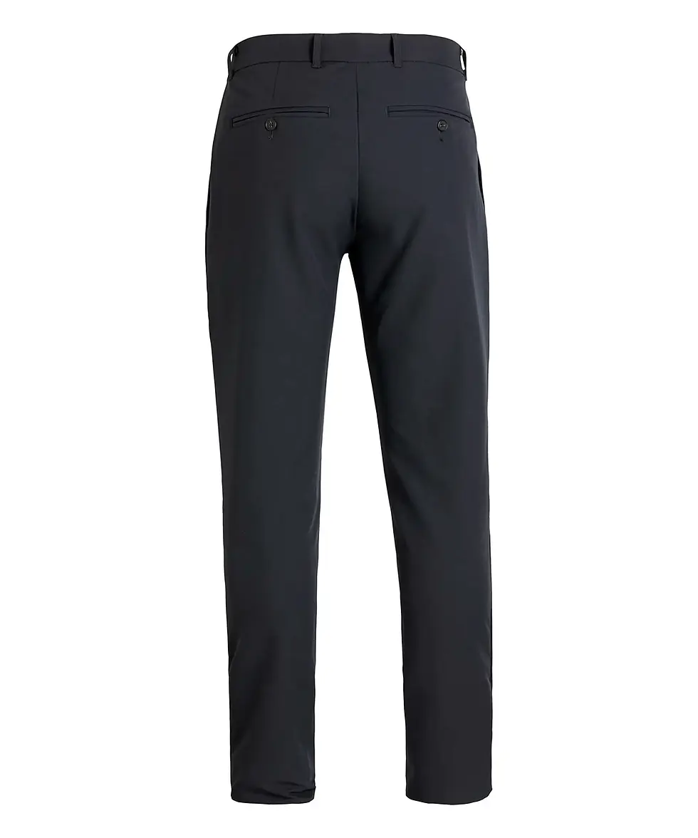 縮圖：Men's suit pants 4-way-stretch  男性環保高彈性長褲rPES/EL 220g/藍黑/k26960