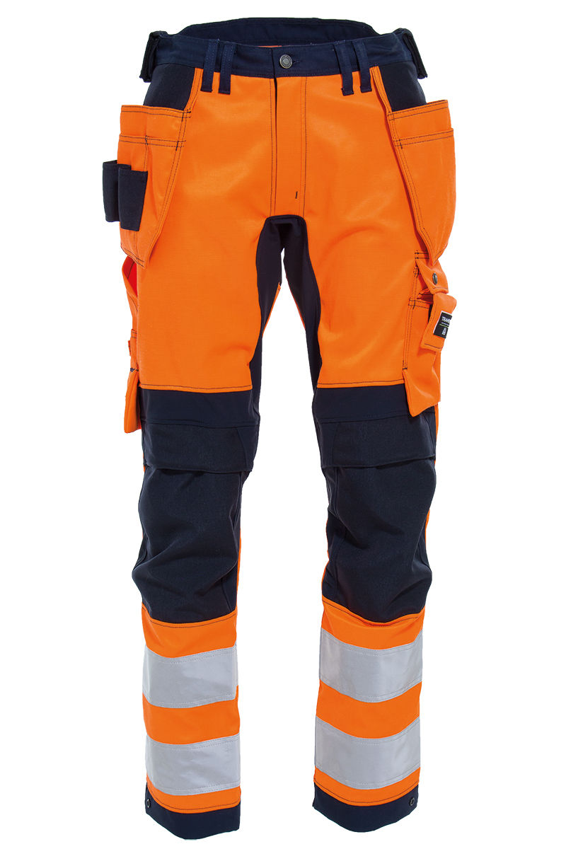 縮圖：Craftsman HQ Hi-Vis Stretch Hi-Vis Trouser 標準彈性工匠多口袋反光工作褲