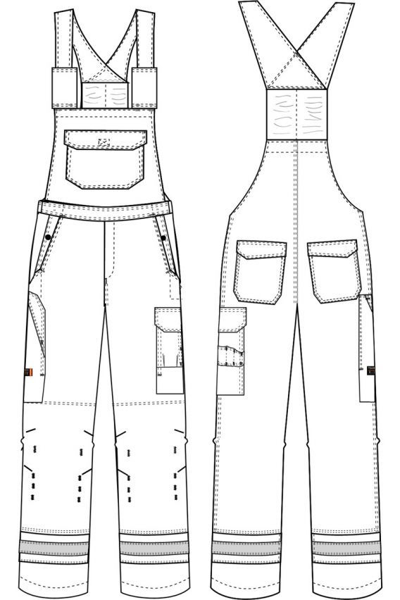 縮圖：.FR AR Bib & Brace 特斯拉阻燃吊帶褲 (HRC 2)