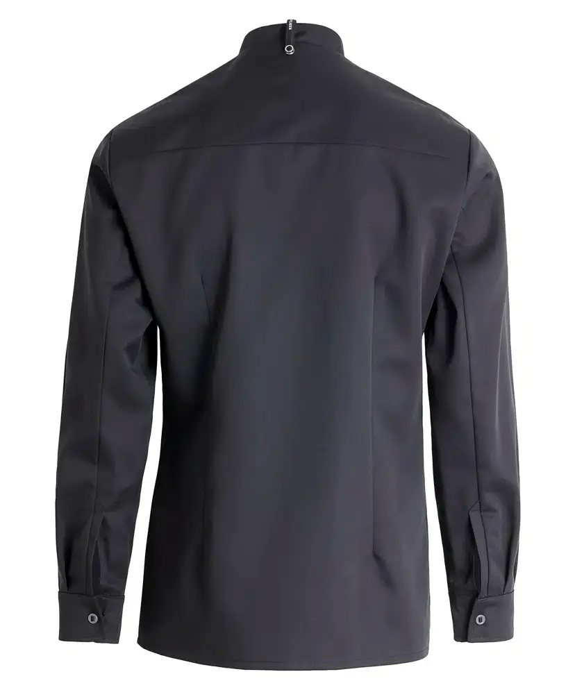 縮圖：Chef jacket with TENCEL™ x REFIBRA™   天絲/環保長袖廚師服/195/235g/男女通用/黑,白/k25281