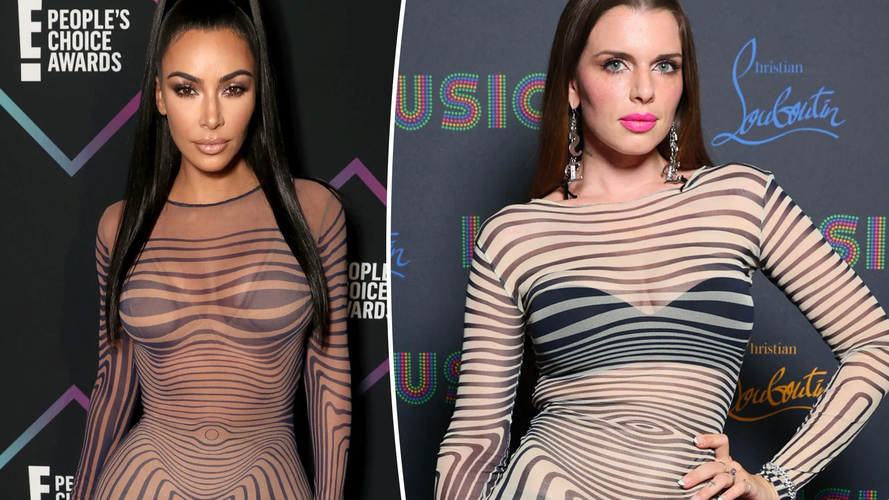 Ye's new girlfriend is starting to wear the exact same outfits as his ex Kim Kardashian