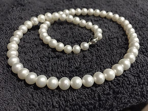 Pearls: Before Cleaning and Re-stringing