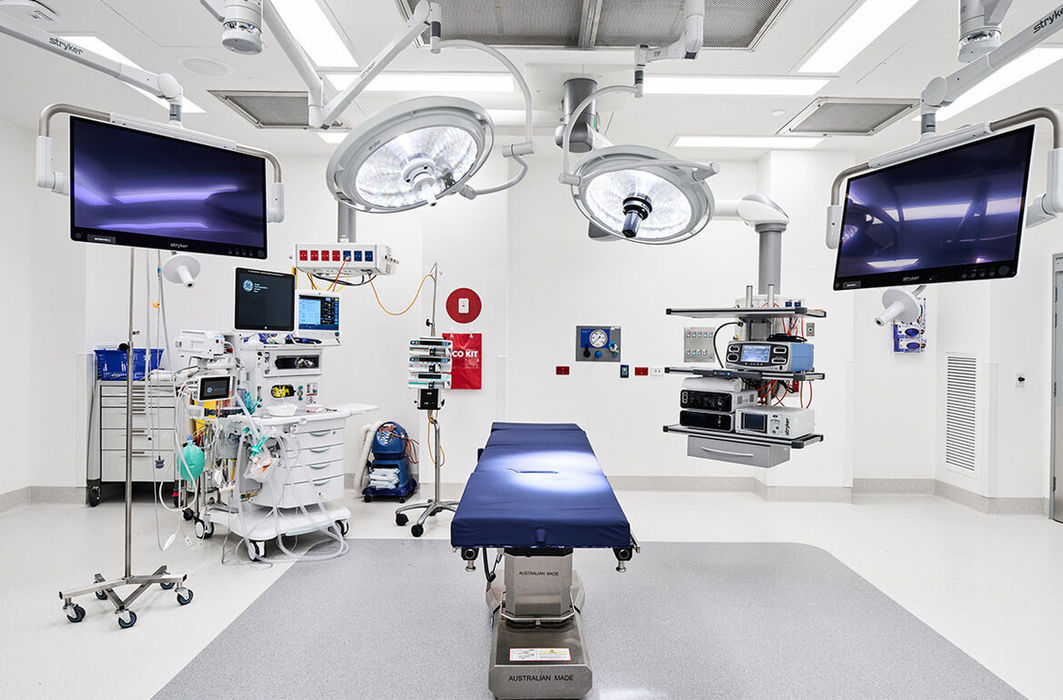 Photograph of theatre at St Vincents Private Hospital