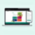 Mock-up of Pod Dietetics website on a laptop and mobile phone