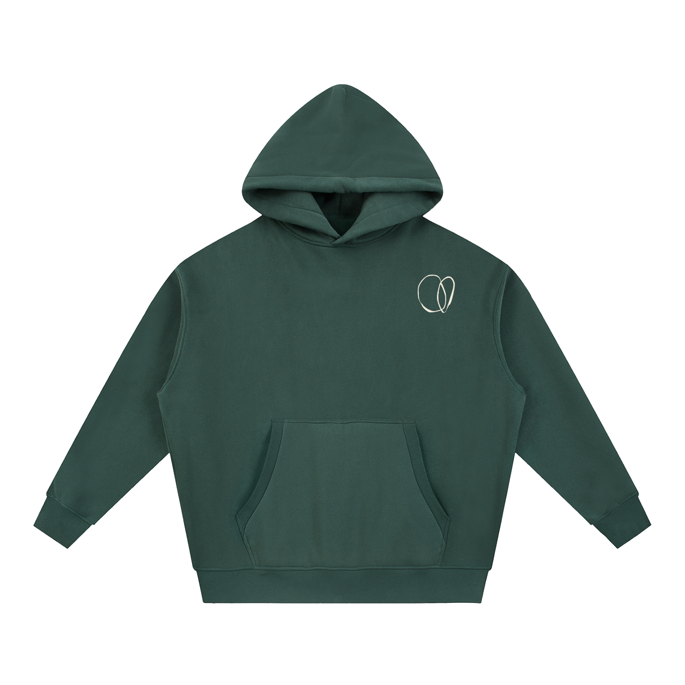Essential Oversized Boxy Fit Fleece Hoodie