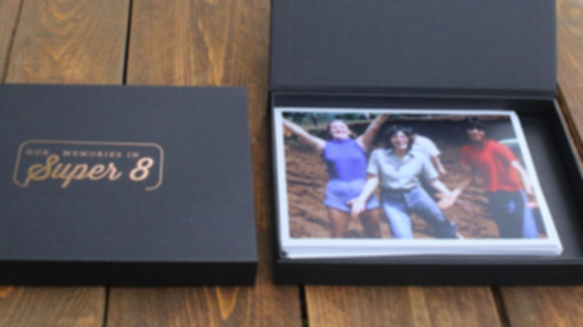 254 | Magnetbox A5: 20 farbige Fotoabzüge 13 x 18 aus Ihren Super 8- / N8-Filmen