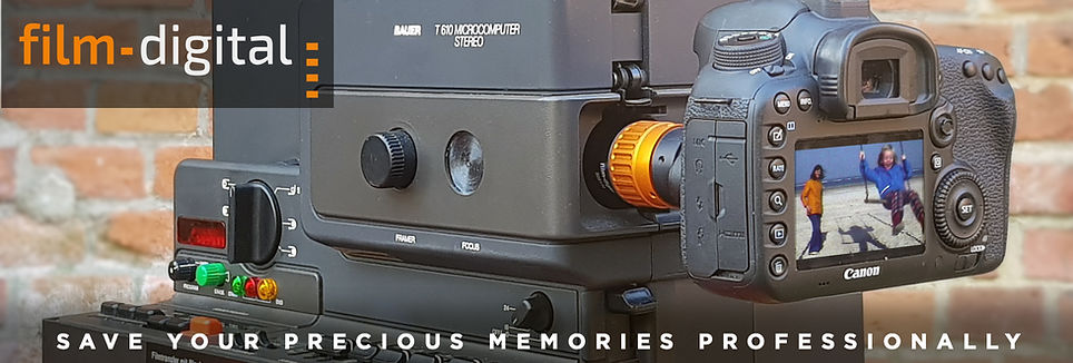 Système de transfert Super 8 avec sa propre caméra