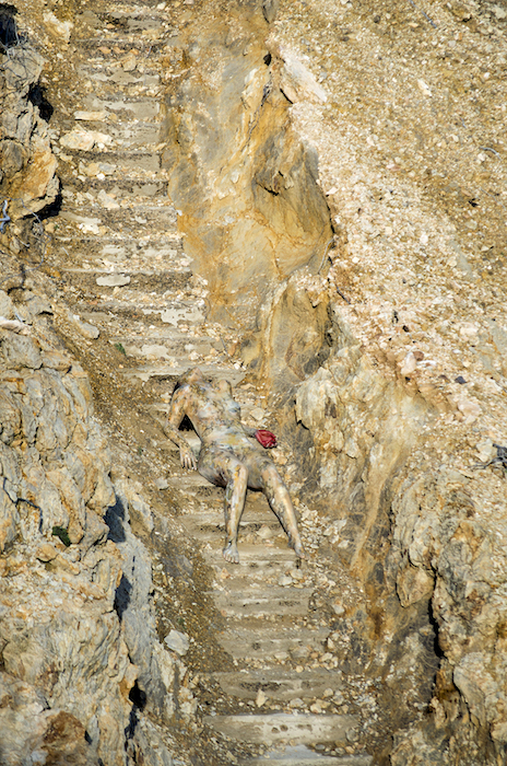 'Stone-Cliff Staircase'