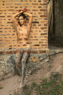 Bodypaintography: 'Peach Wall'