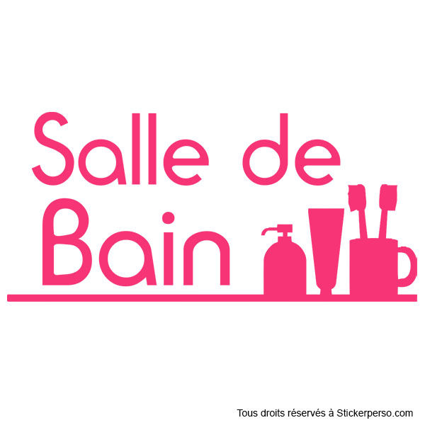 Miniature : Sticker Salle de Bain 1