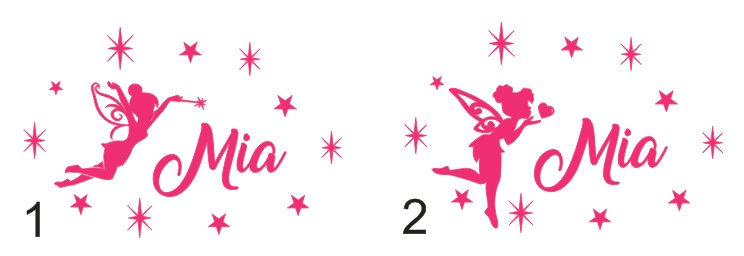 Sticker Chambre - Thème Fée