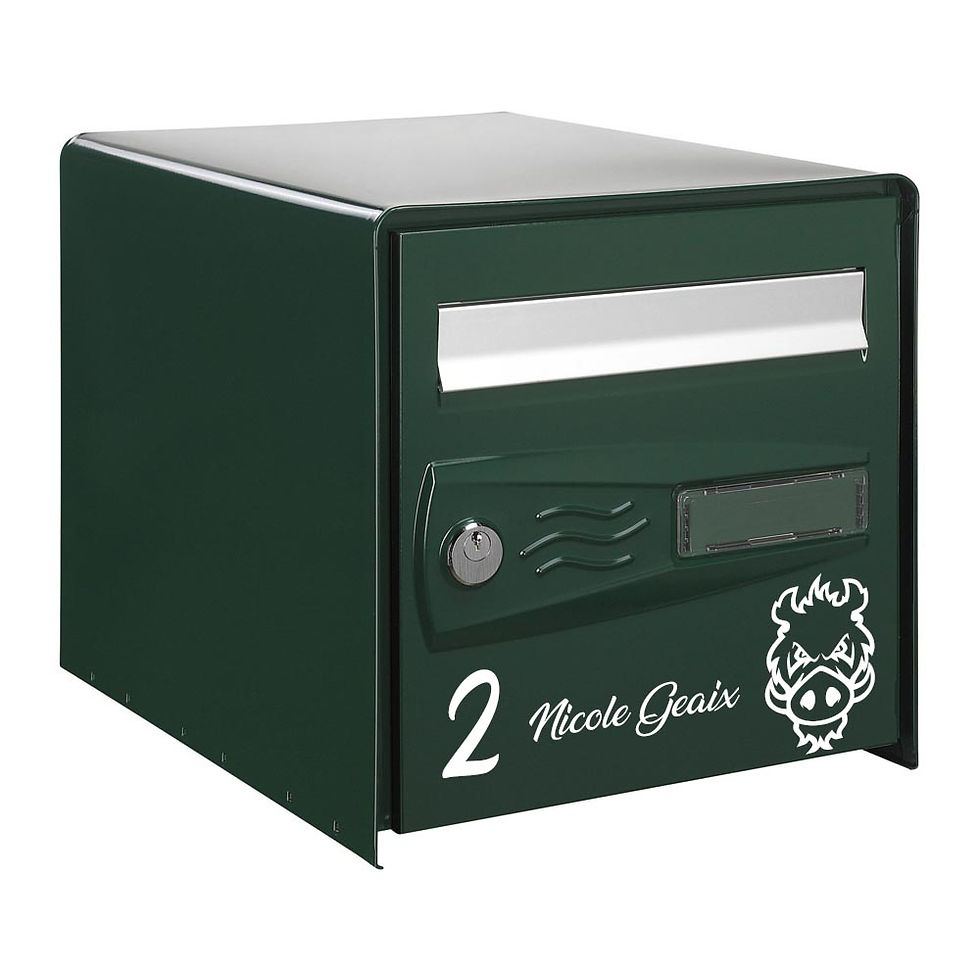 Miniature : Sticker Boîte aux lettres Sanglier