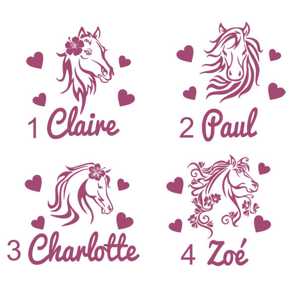 Miniature : Sticker Chambre - Thème Tête de Cheval