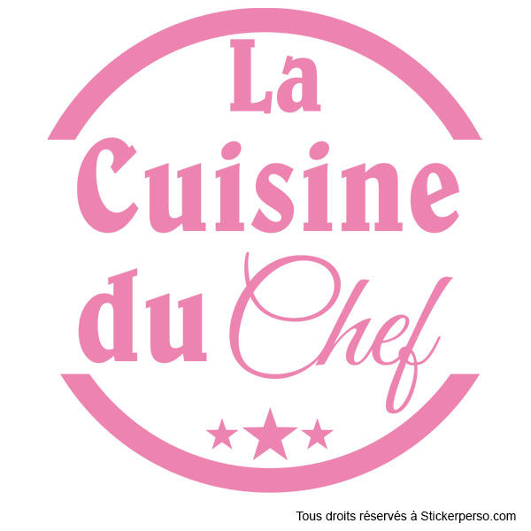 Miniature : Sticker La cuisine du Chef