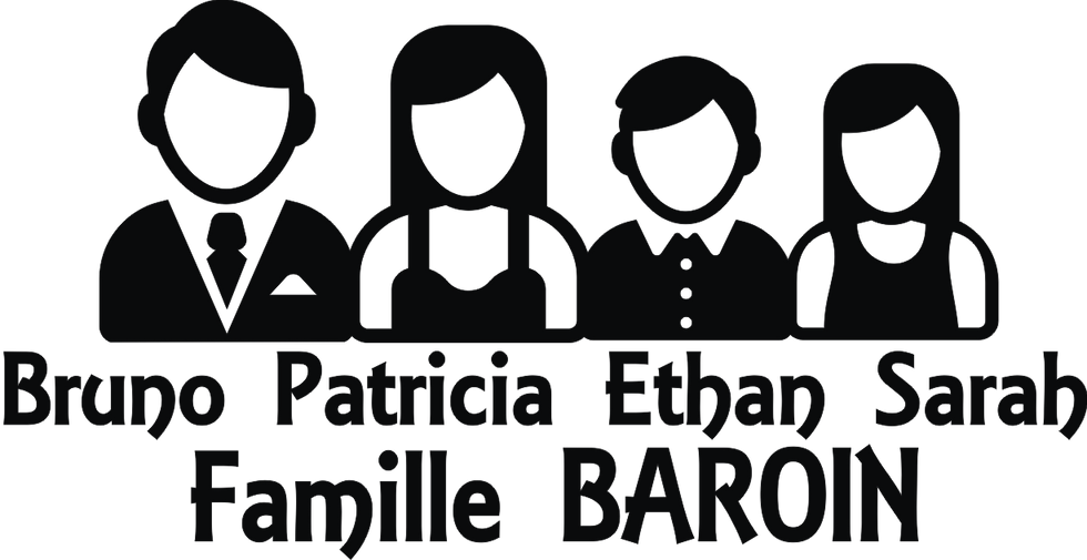 Miniature : Sticker BAL Famille: 1 papa, 1 maman, 2 enfants