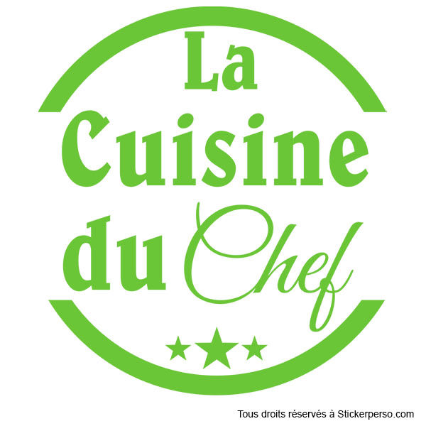 Miniature : Sticker La cuisine du Chef