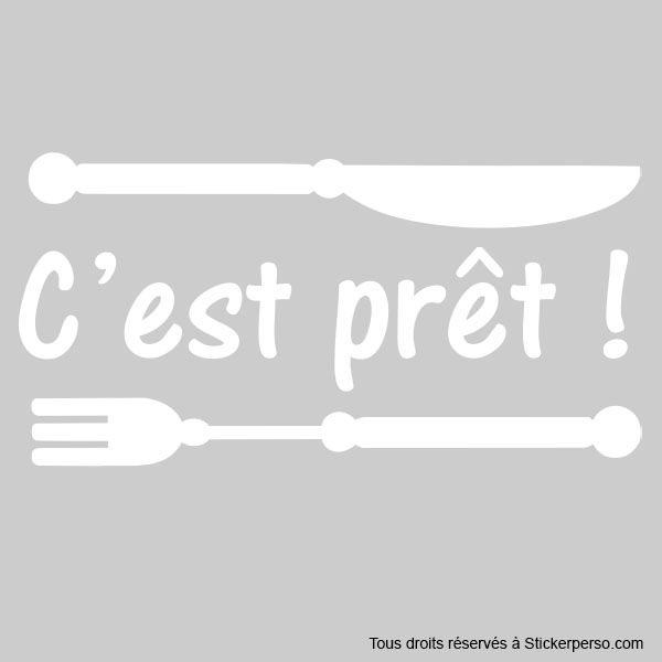 Miniature : Sticker C'est prêt