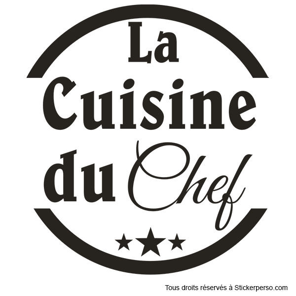 Miniature : Sticker La cuisine du Chef
