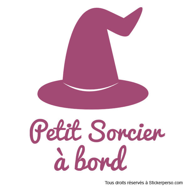 Miniature : Sticker Bébé à Bord - Petit Sorcier -