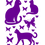 Miniature : 1 planche de chats et papillons