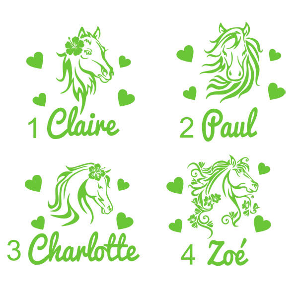 Miniature : Sticker Chambre - Thème Tête de Cheval