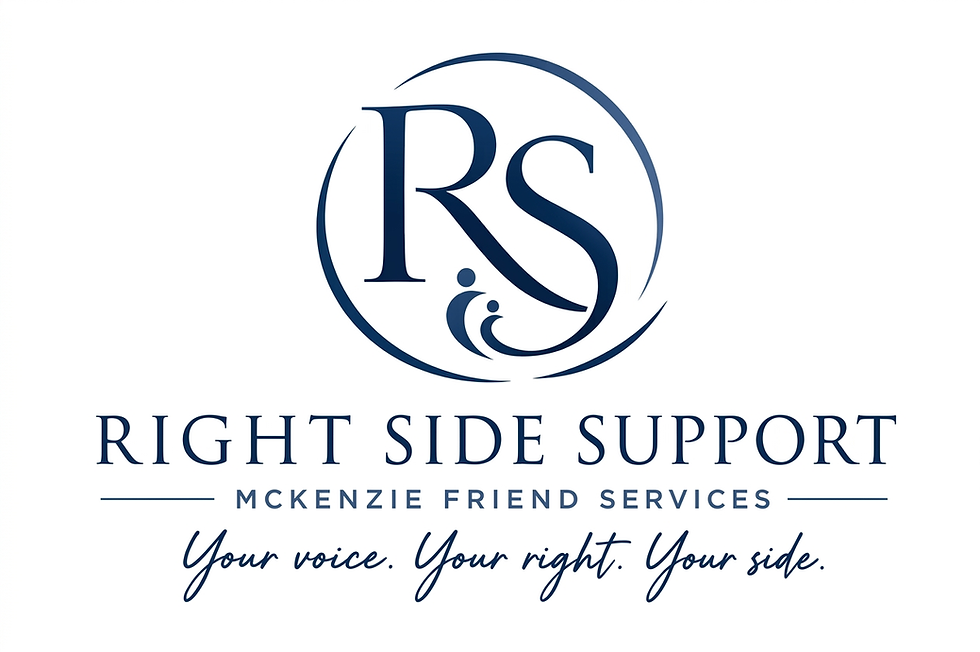 Right Side Support McKenzie Friend Services Logo