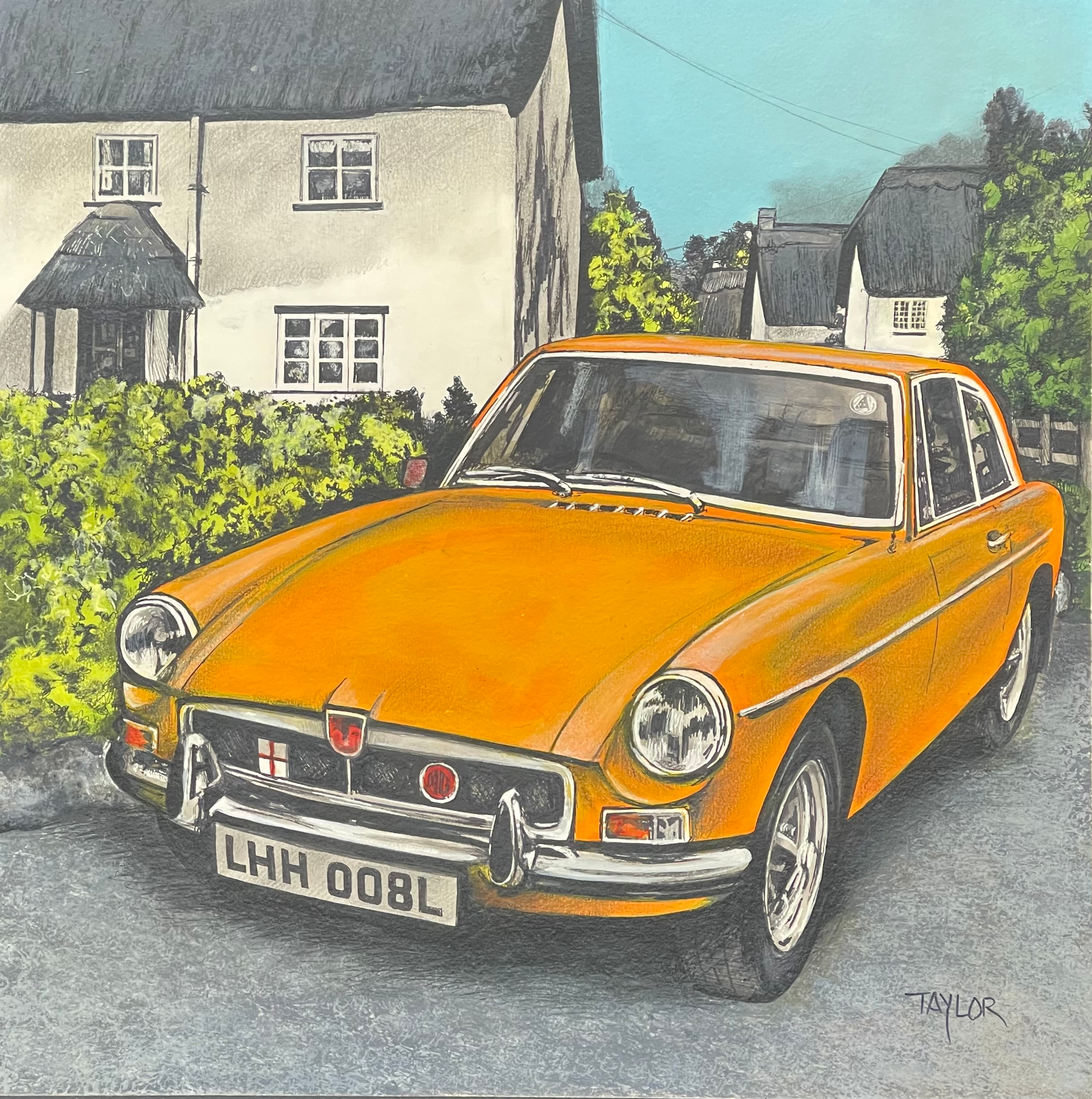 The MG Roadster Yellow - Original