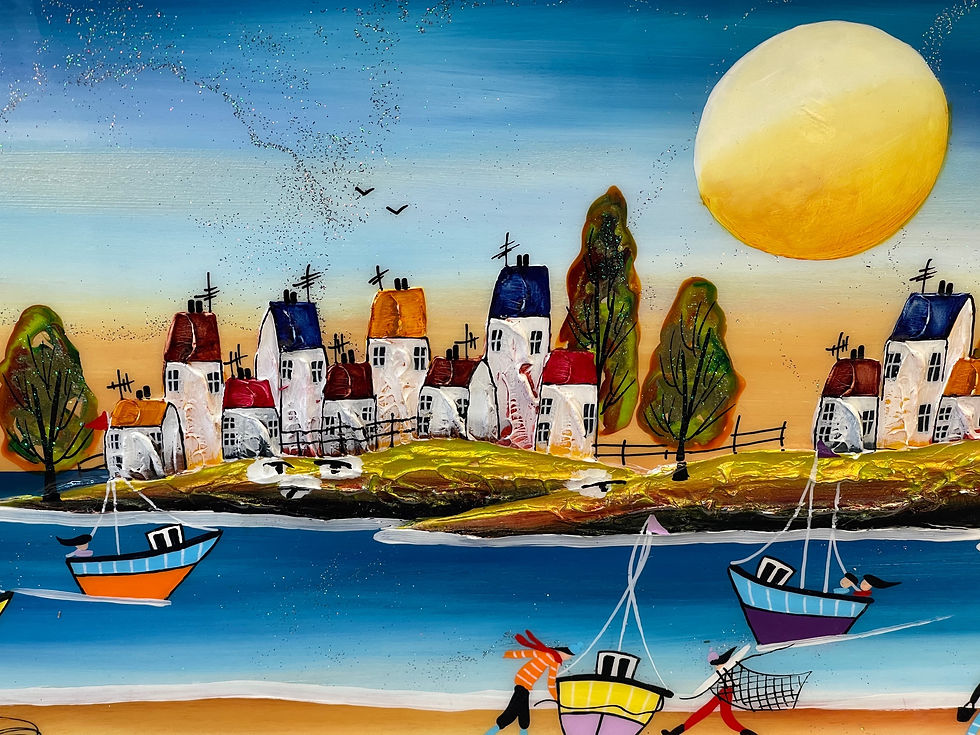 Thumbnail: Beach Panoramic - Original - SOLD