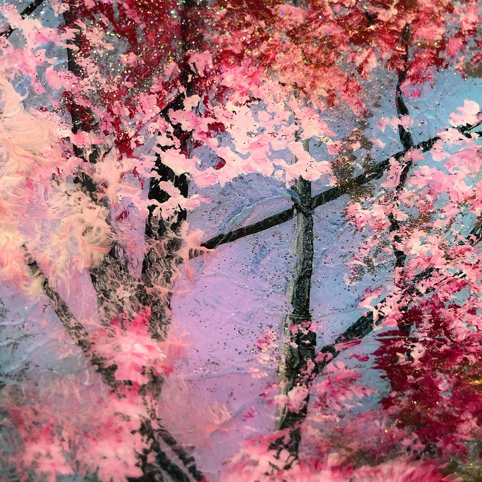 Thumbnail: Large Pink Forest SOLD
