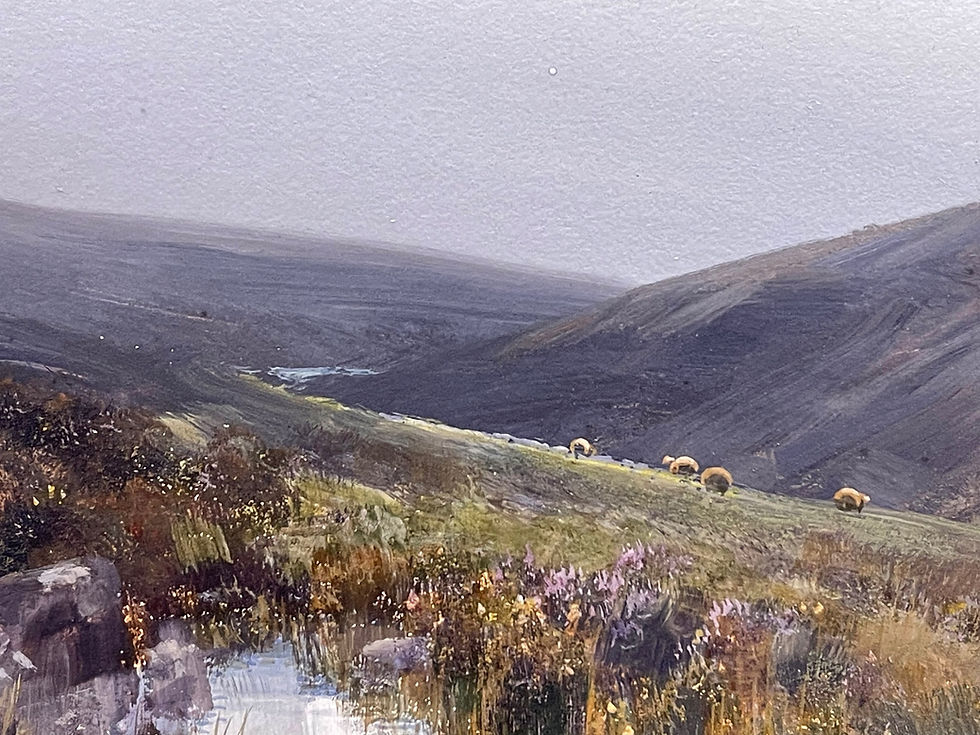 Thumbnail: Sheep on Dartmoor - Original