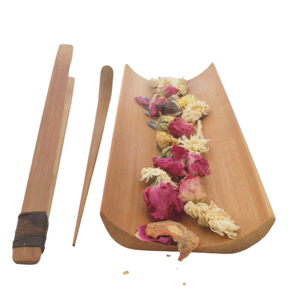 Triada de bambú Accesorio Gongfu