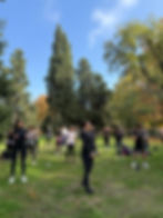 Foto de clase FCC en el Parque el Retiro